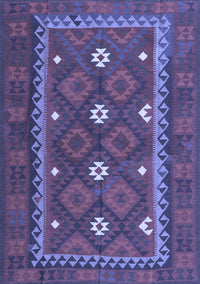 Oriental Blue Traditional Rug, con1649blu