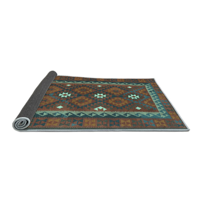 Sideview of Oriental Light Blue Traditional Rug, con1649lblu