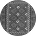 Machine Washable Oriental Gray Traditional Rug, wshcon1649gry