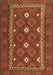 Machine Washable Oriental Brown Traditional Rug, wshcon1649brn