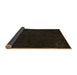 Sideview of Abstract Brown Contemporary Rug, con164brn