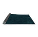 Sideview of Abstract Light Blue Contemporary Rug, con164lblu