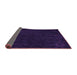 Sideview of Abstract Purple Contemporary Rug, con164pur