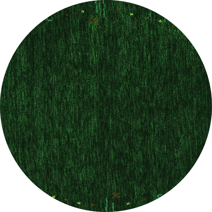 Machine Washable Abstract Green Contemporary Area Rugs, wshcon164grn