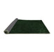 Sideview of Abstract Emerald Green Contemporary Rug, con164emgrn