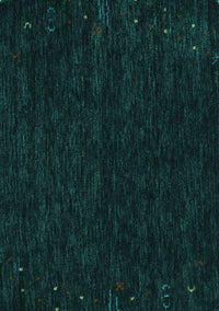 Abstract Turquoise Contemporary Rug, con164turq