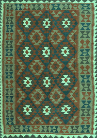 Oriental Turquoise Traditional Rug, con1650turq