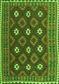 Oriental Green Traditional Rug, con1650grn