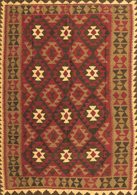 Oriental Brown Traditional Rug, con1650brn