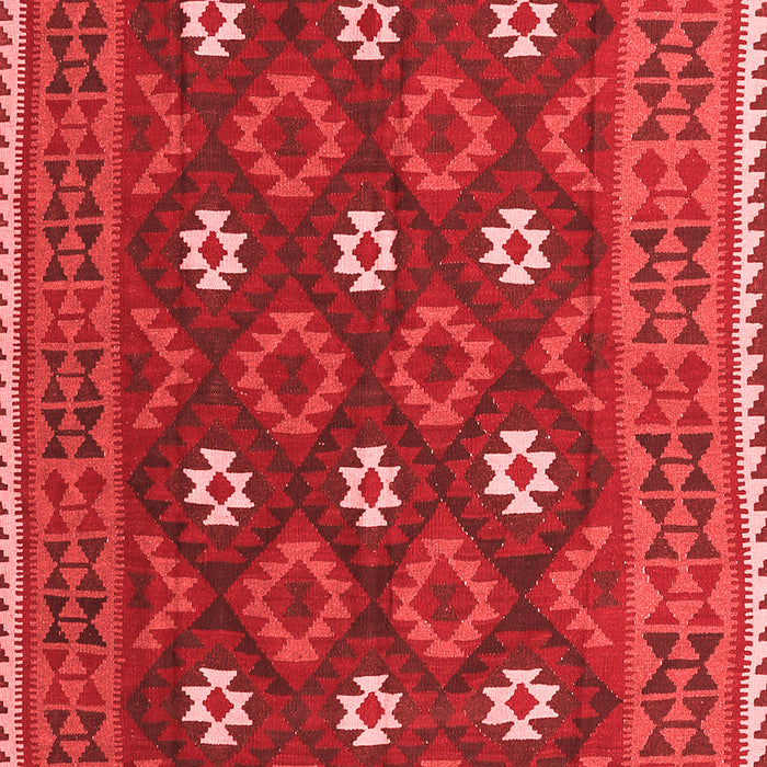 Machine Washable Oriental Red Traditional Rug, wshcon1650red