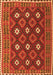 Oriental Orange Traditional Rug, con1650org