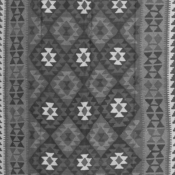 Serging Thickness of Machine Washable Oriental Gray Traditional Rug, wshcon1650gry