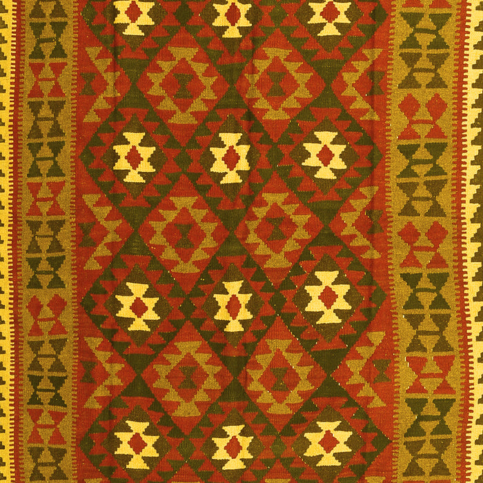 Oriental Yellow Traditional Rug, con1650yw