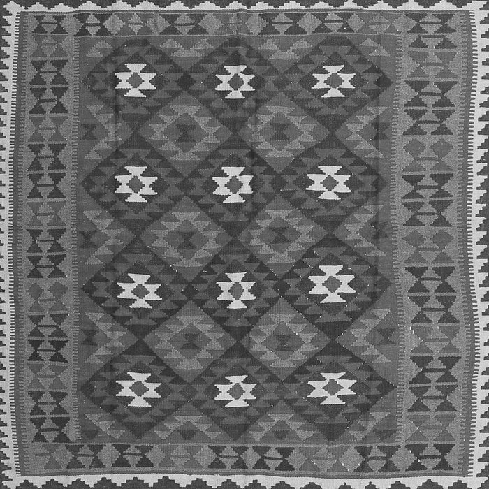 Serging Thickness of Oriental Gray Traditional Rug, con1650gry