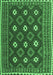 Machine Washable Oriental Emerald Green Traditional Area Rugs, wshcon1650emgrn