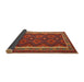 Thickness of Contemporary Light Brown Oriental Rug, con1651