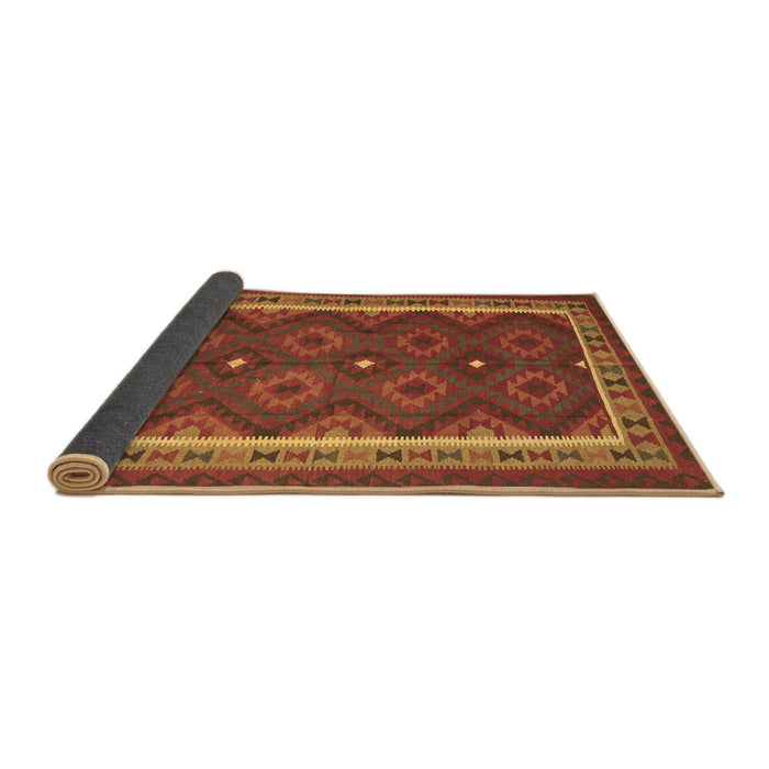 Sideview of Oriental Brown Traditional Rug, con1651brn