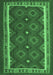 Oriental Emerald Green Traditional Rug, con1651emgrn