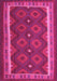 Machine Washable Oriental Pink Traditional Rug, wshcon1651pnk