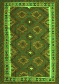 Oriental Green Traditional Rug, con1651grn