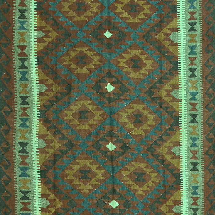 Oriental Turquoise Traditional Rug, con1651turq