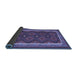 Sideview of Oriental Blue Traditional Rug, con1651blu