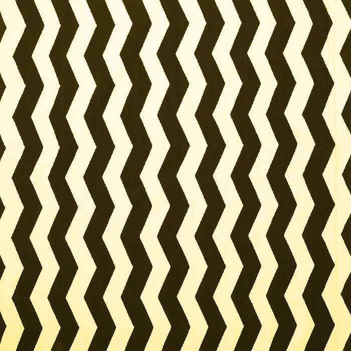 Square Abstract Yellow Contemporary Rug, con1652yw