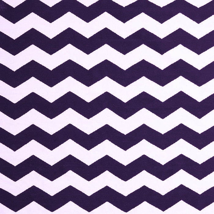 Abstract Purple Contemporary Rug, con1652pur