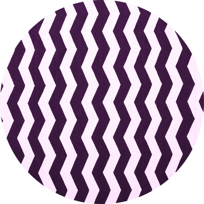 Round Machine Washable Abstract Pink Contemporary Rug, wshcon1652pnk