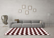 Contemporary Red Washable Rugs