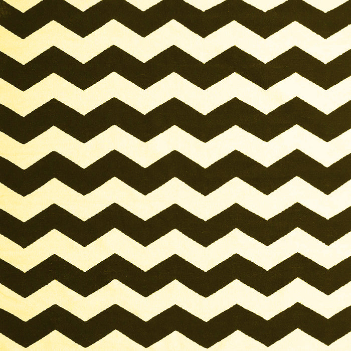 Abstract Yellow Contemporary Rug, con1652yw