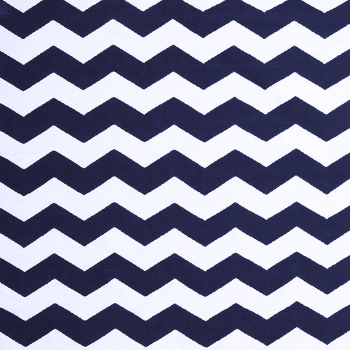 Abstract Blue Contemporary Rug, con1652blu