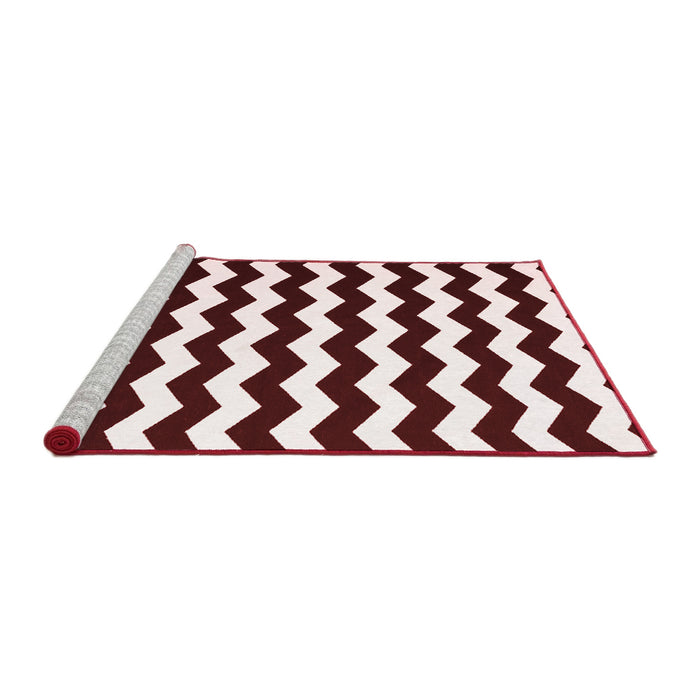 Contemporary Red Washable Rugs