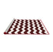 Contemporary Red Washable Rugs