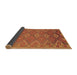 Sideview of Oriental Brown Traditional Rug, con1653brn