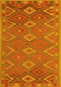 Oriental Yellow Traditional Rug, con1653yw