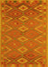 Oriental Yellow Traditional Rug, con1653yw