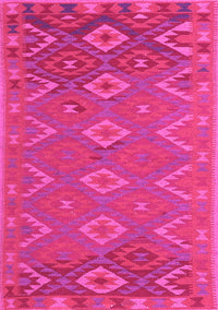 Oriental Pink Traditional Rug, con1653pnk