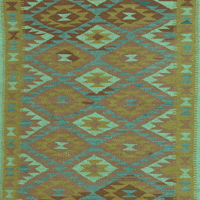 Oriental Turquoise Traditional Rug, con1653turq