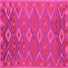 Square Oriental Pink Traditional Rug, con1653pnk