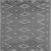 Serging Thickness of Oriental Gray Traditional Rug, con1653gry