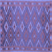 Square Oriental Blue Traditional Rug, con1653blu