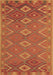 Machine Washable Oriental Brown Traditional Rug, wshcon1653brn