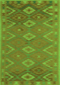 Oriental Green Traditional Rug, con1653grn