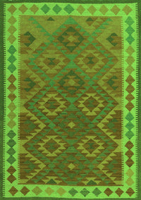 Oriental Green Traditional Rug, con1654grn