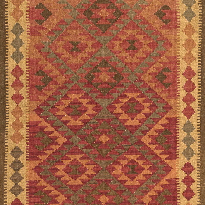 Machine Washable Oriental Brown Traditional Rug, wshcon1654brn