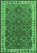 Oriental Emerald Green Traditional Rug, con1654emgrn