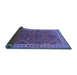 Sideview of Oriental Blue Traditional Rug, con1654blu