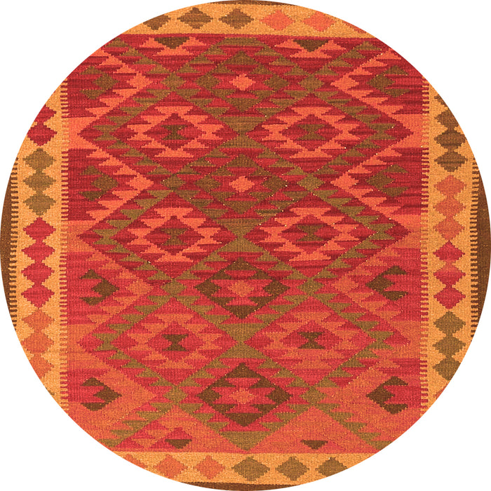Machine Washable Oriental Orange Traditional Area Rugs, wshcon1654org