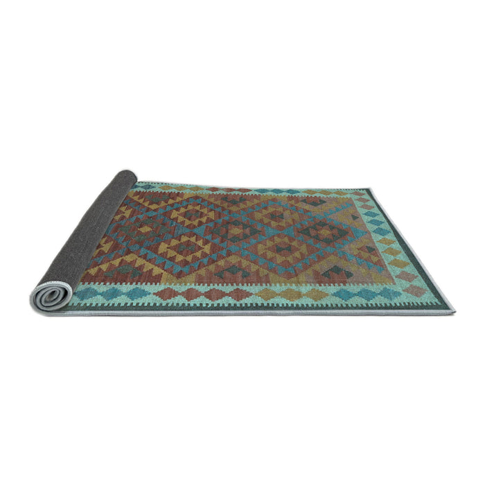 Sideview of Oriental Light Blue Traditional Rug, con1654lblu